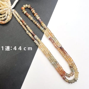 1/2連＊ジルコン*ロンデルカット＊約3.0～4.3ｍｍ前後 - aoneko_gems
