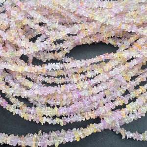 1/2連*可愛い春色♪マルチカラーサファイア*さざれ連*約4.0ｍｍ - aoneko_gems