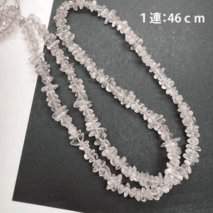 1/2連*大きめ♪たっぷりモルガナイト*さざれ連*約4.5～8.0ｍｍ前後 - aoneko_gems