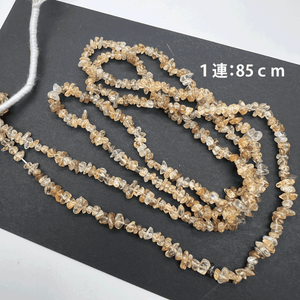 1/2連*テリテリ＆ナチュラル*85ｃｍ連！*天然ジルコン*さざれ連*約3.5～5.0ｍｍ - aoneko_gems