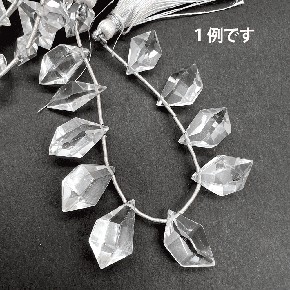 特価*クォーツ*スピンドルカット連*約15×8～18×10ｍｍ*MI001 - 02003 - aoneko_gems
