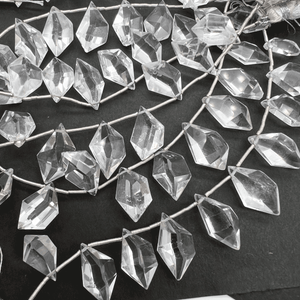 特価*クォーツ*スピンドルカット連*約15×8～18×10ｍｍ*MI001 - 02003 - aoneko_gems
