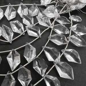 特価*クォーツ*スピンドルカット連*約15×8～18×10ｍｍ*MI001 - 02003 - aoneko_gems
