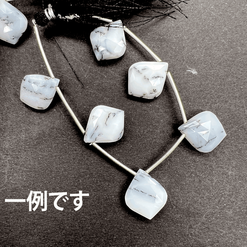 デンドリックアゲート*モロッカンカット*約18×15ｍｍ前後*MI003 - 02303 - aoneko_gems