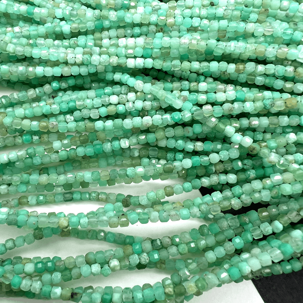 高品質*クリソプレーズ*キューブカット*約2.0ｍｍ*MI004 - 05402 - aoneko_gems