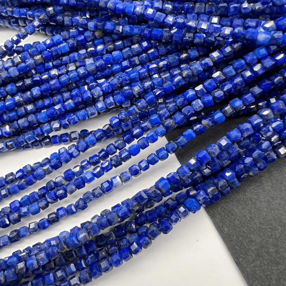 ラピスラズリ*キューブカット*約2.0ｍｍ*MI005 - 08602 - aoneko_gems