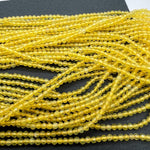 イエローアゲート（染め）*ラウンドカット*約2.4ｍｍ - aoneko_gems