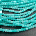 高品質*アマゾナイト*キューブカット*約2.4ｍｍ*MK003 - 00301 - aoneko_gems