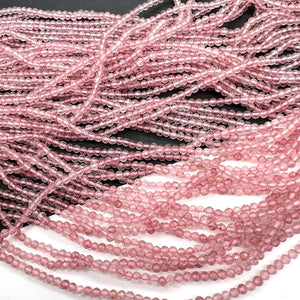 特価*ストロベリークォーツ*ラウンドカット*約2.5ｍｍ - aoneko_gems