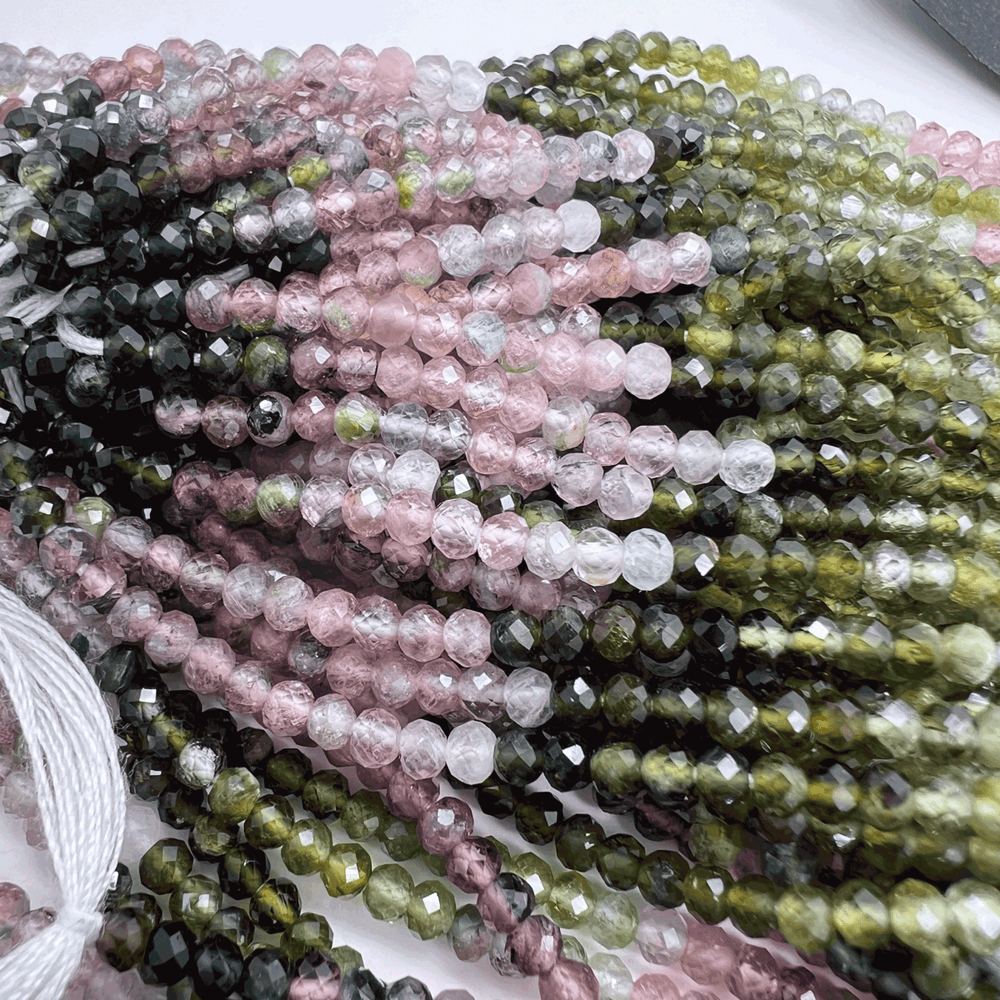 青あり♪マルチカラートルマリン*ラウンドカット*約2.5ｍｍ *MK001 - 0602 - aoneko_gems