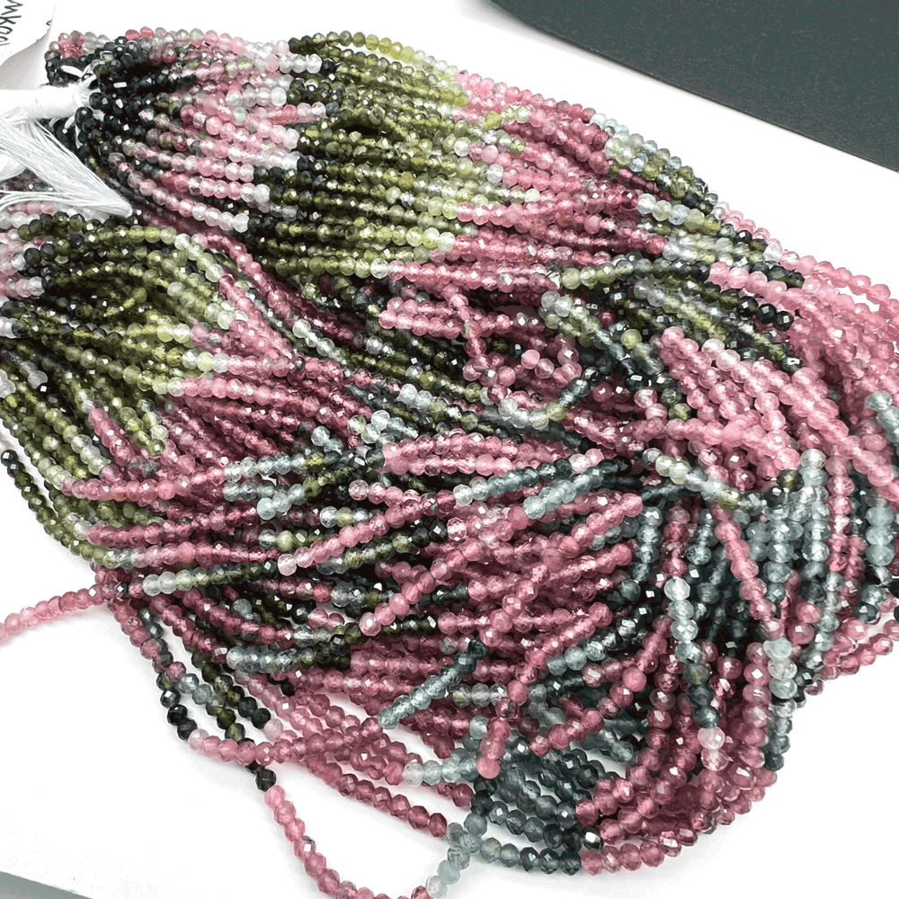 青あり♪マルチカラートルマリン*ラウンドカット*約2.5ｍｍ *MK001 - 0602 - aoneko_gems