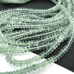 フレッシュなグリーン*高品質フローライト*スムースロンデル*約3.0～5.5ｍｍ - aoneko_gems