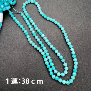 高品質*夏色アマゾナイト*ラウンドカット＊約3.0ｍｍ - aoneko_gems