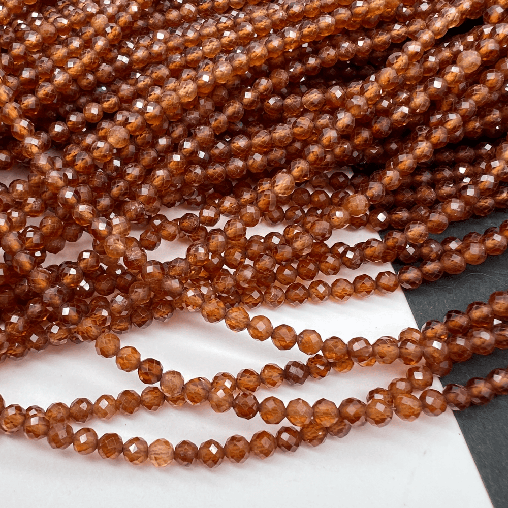 特価*ヘッソナイトガーネット*ラウンドカット＊約3.0ｍｍ*MI004 - 05701 - aoneko_gems