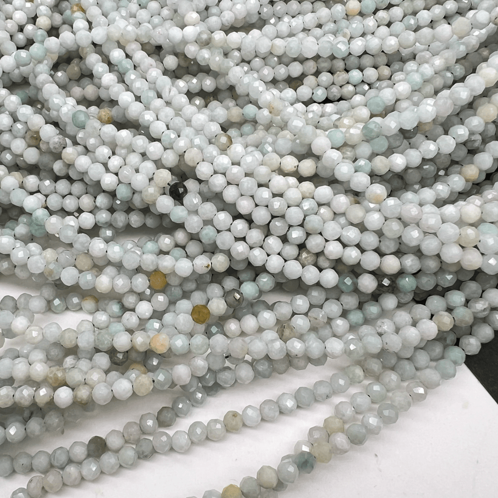 特価*本翡翠（ヒスイ・ジェイド）*ラウンドカット*約3.6ｍｍ*MI004 - 04801 - aoneko_gems