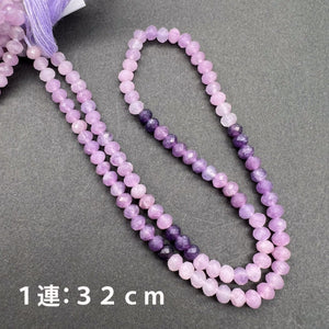 ふんわり藤色♪レア石*チャロアイト*丸めロンデル*約3.8ｍｍ - aoneko_gems