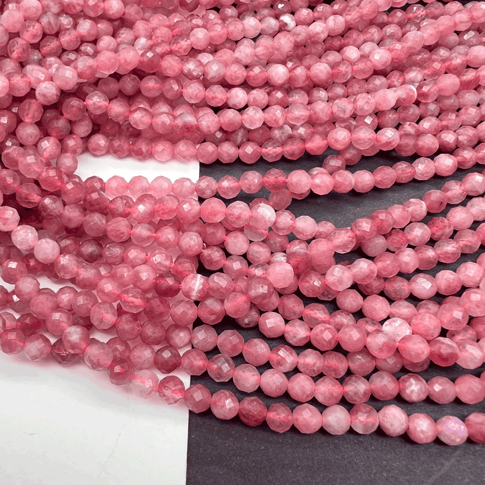特価*大粒♪ピンクトルマリン*ラウンドカット*約4.0ｍｍ *MK003 - 01701 - aoneko_gems