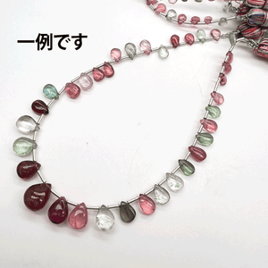 ぷるぷるマルチカラートルマリン*スムースペアシェイプ*約4×3～9×7ｍｍ前後*MI003 - 01409 - aoneko_gems