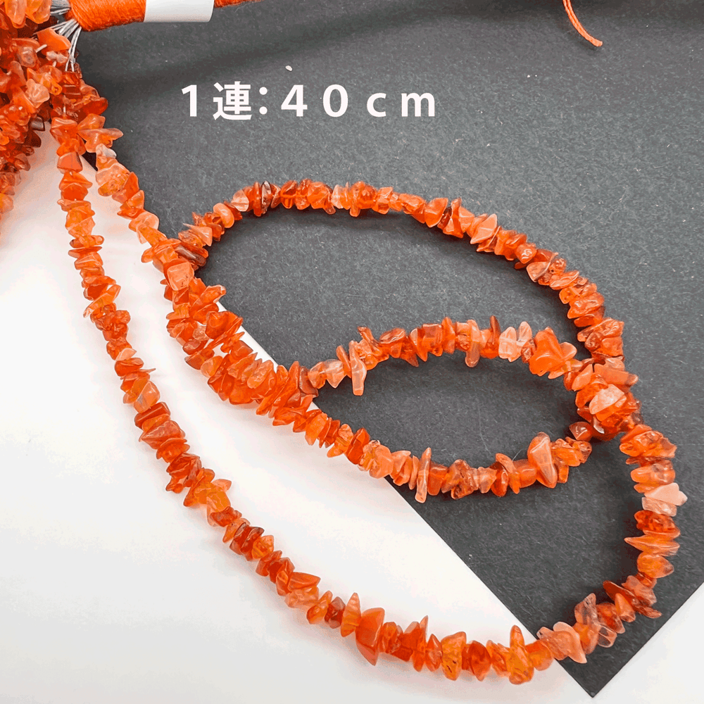 燃えるような濃いオレンジ♪ファイアーオパール*さざれ連*約4.5ｍｍ前後*MI002 - 00202 - aoneko_gems