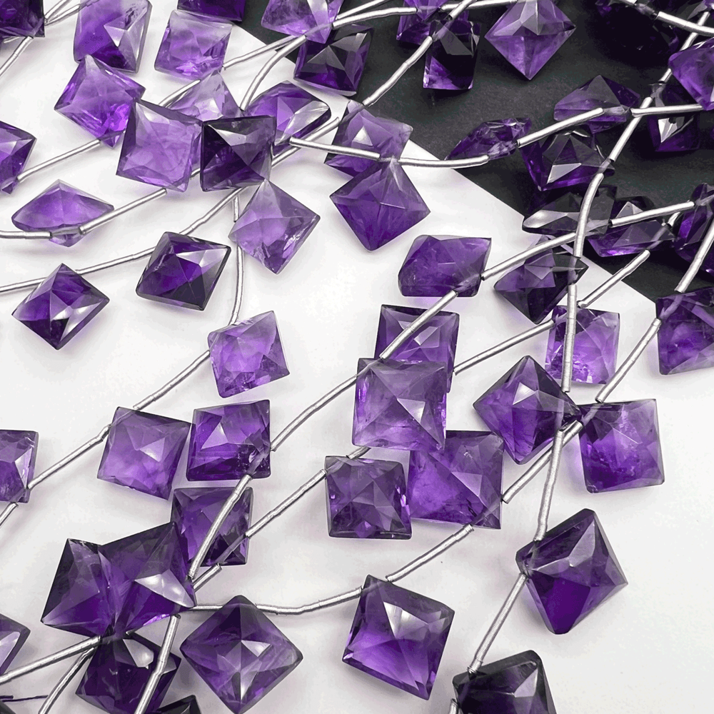 両面プリンセスカット*4種類*約7～10ｍｍ前後 - aoneko_gems