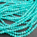 大きめ4ｍｍ*高品質*夏色アマゾナイト*ラウンドカット＊約4.0ｍｍ*MK001 - 0101 - aoneko_gems