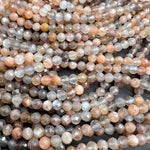 大きめ4ｍｍ*チョコレートムーンストーン*ラウンドカット*約4.0ｍｍ*MK001 - 0401 - aoneko_gems