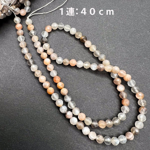 大きめ4ｍｍ*チョコレートムーンストーン*ラウンドカット*約4.0ｍｍ*MK001 - 0401 - aoneko_gems