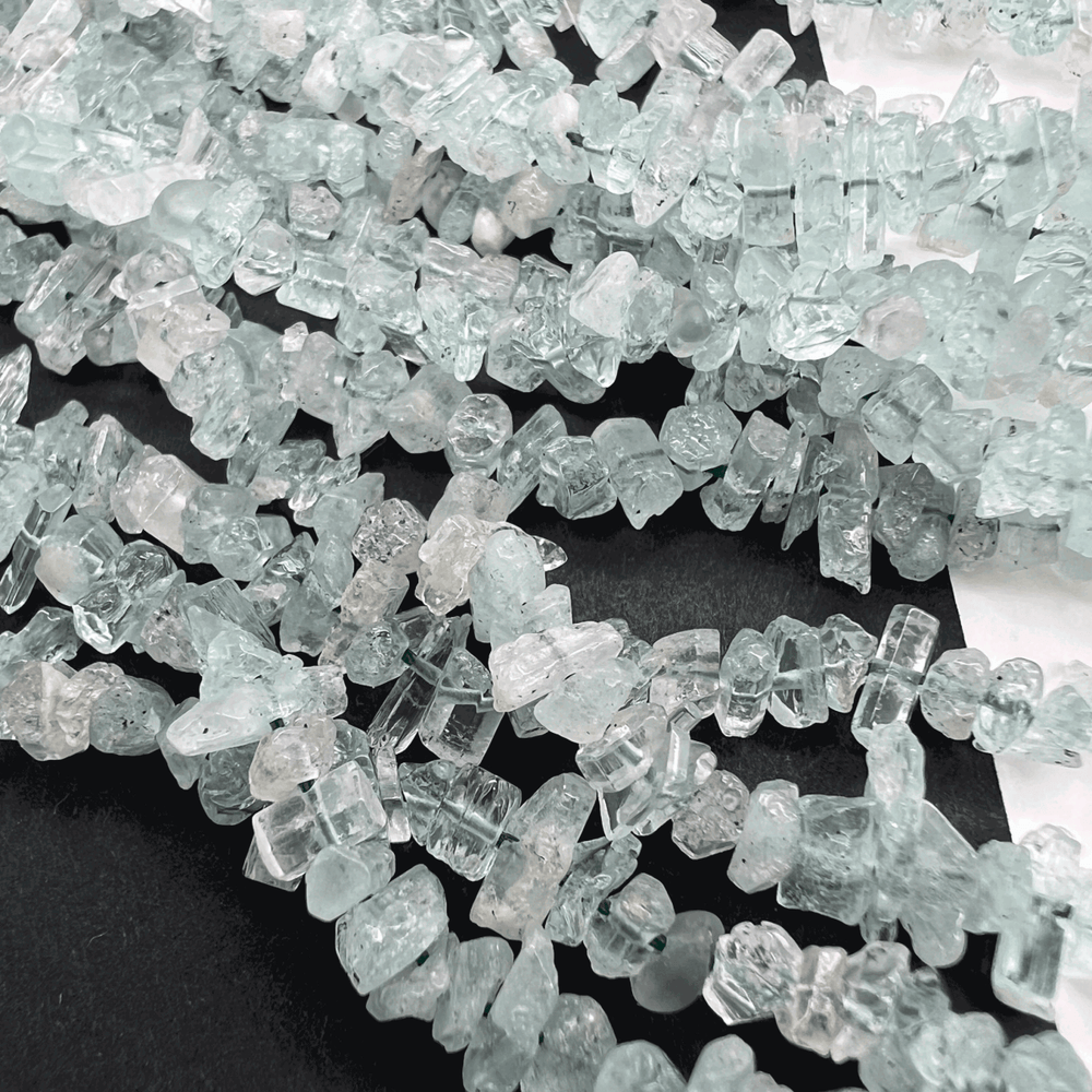 薄め・結晶大きめ*グリーンベリル*ラフ連*約4ｍｍ*AK08 - 00204 - aoneko_gems