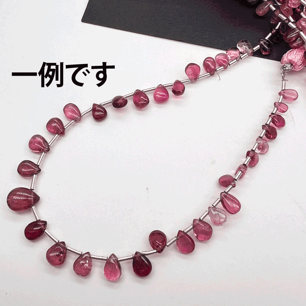 ピンクトルマリン*スムースペアシェイプ*約５×3.5～8.5×5.5ｍｍ前後*MI003 - 00109 - aoneko_gems