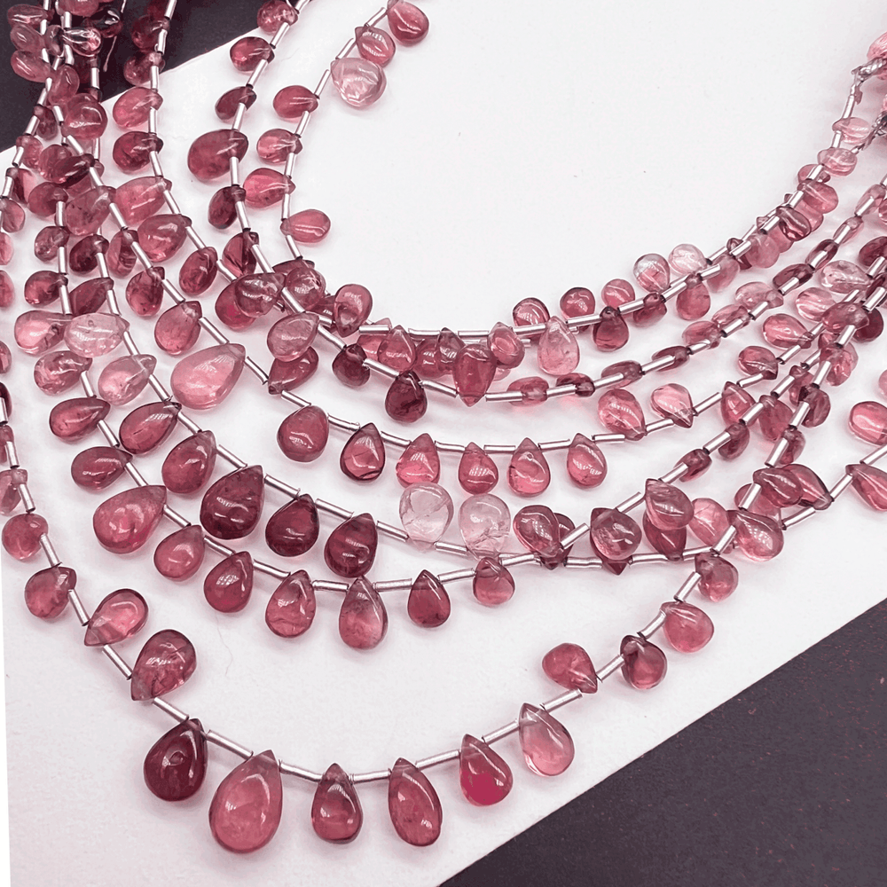 ピンクトルマリン*スムースペアシェイプ*約５×3.5～8.5×5.5ｍｍ前後*MI003 - 00109 - aoneko_gems