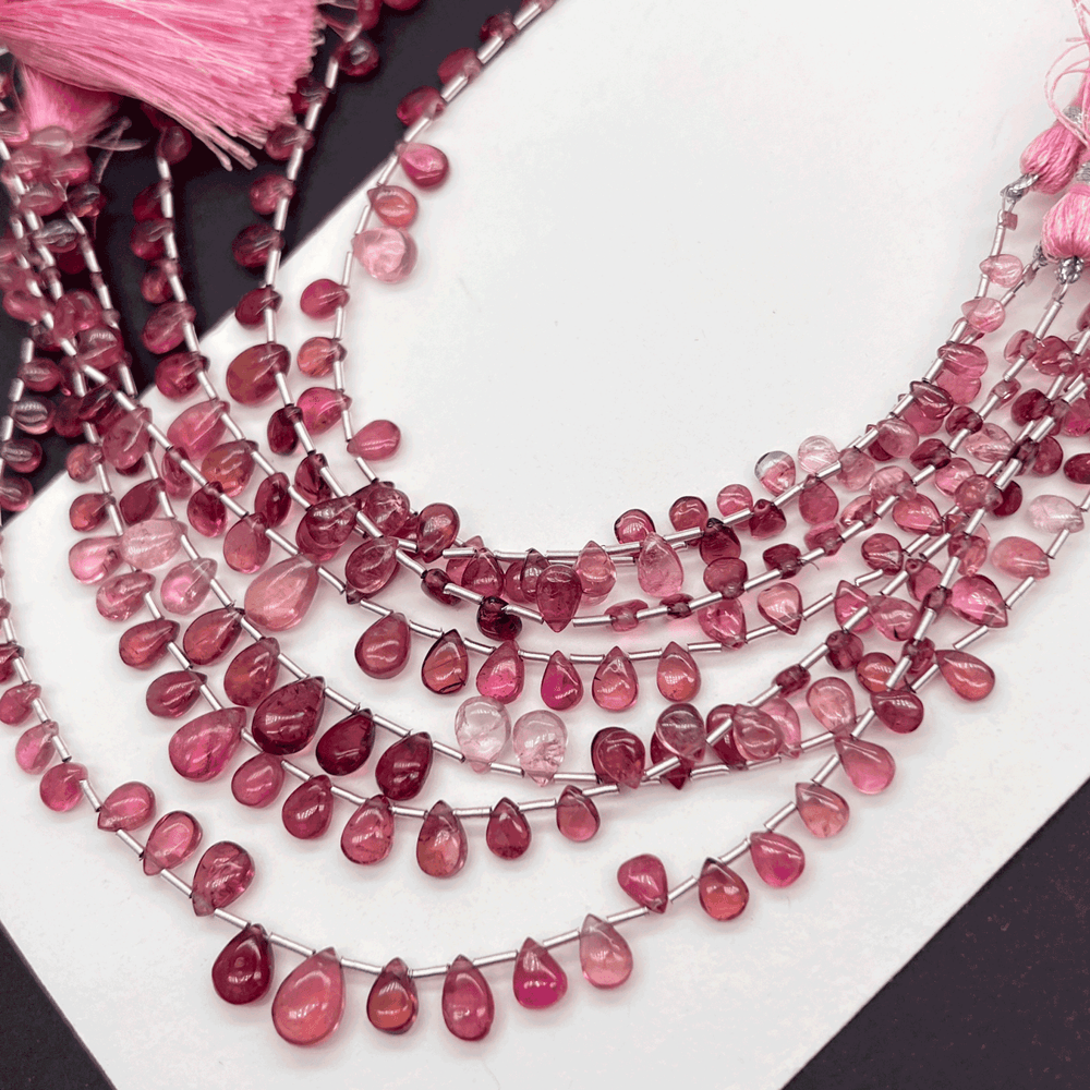 ピンクトルマリン*スムースペアシェイプ*約５×3.5～8.5×5.5ｍｍ前後*MI003 - 00109 - aoneko_gems
