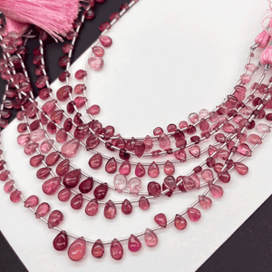 ピンクトルマリン*スムースペアシェイプ*約５×3.5～8.5×5.5ｍｍ前後*MI003 - 00109 - aoneko_gems