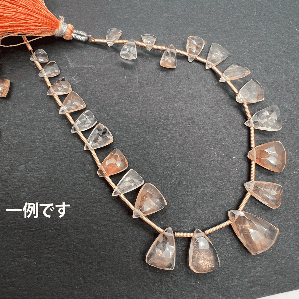 高品質&希少石*キラキラたっぷり♪*オレゴンサンストーン*トリリアントカット連*約6×4～13×8ｍｍ前後*MI001 - 06622 - aoneko_gems