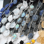 高品質ファン・カービング（扇形の彫刻）*7種類*トリプレットなど - aoneko_gems