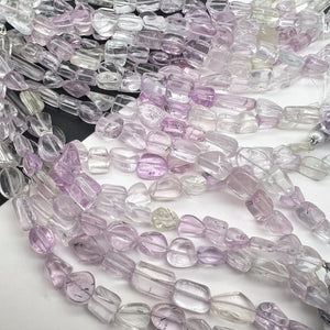 レア石*クンツァイト*タンブル連*約7.5×4.5～11×11ｍｍ前後 - aoneko_gems