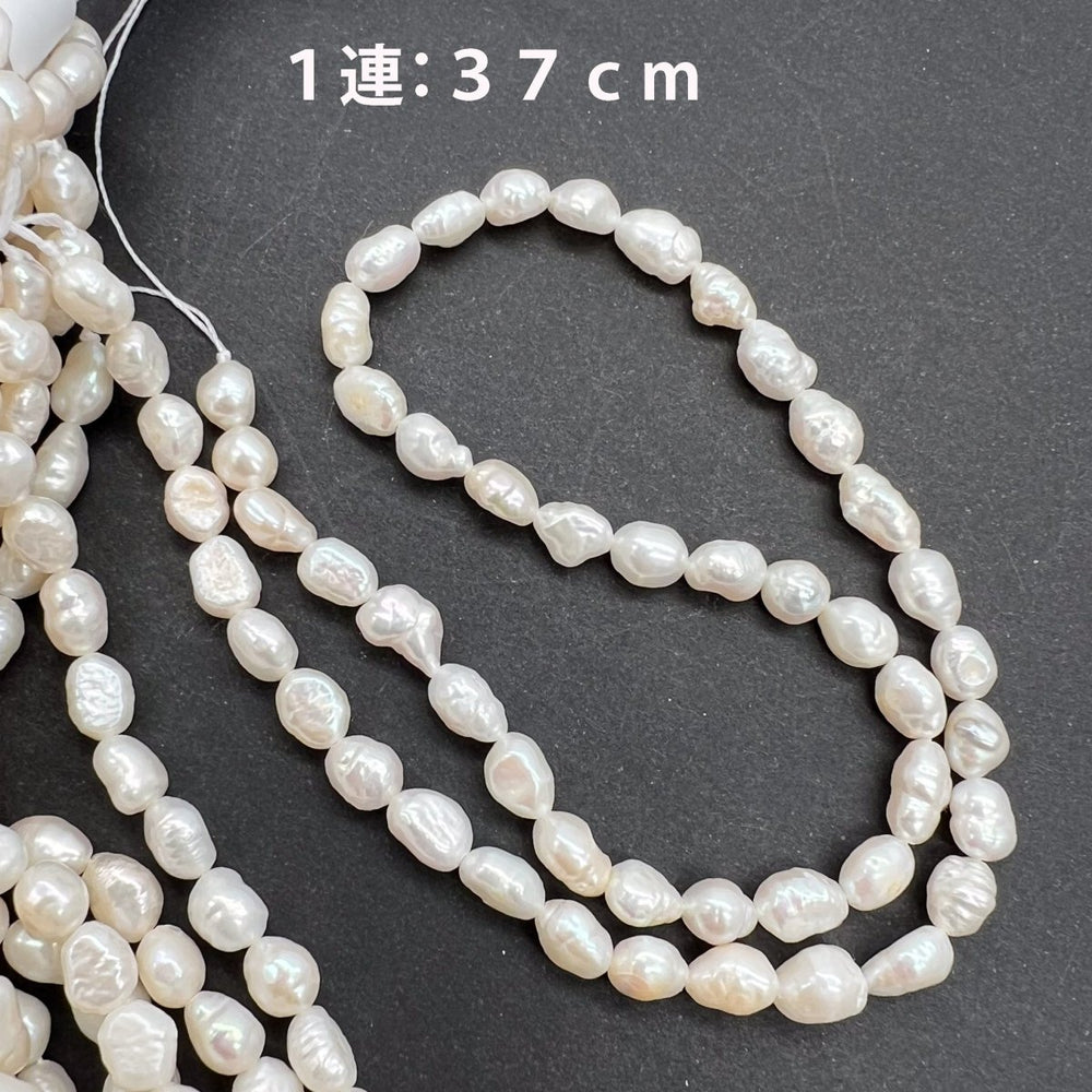 訳あり特価♪*無核*淡水パール*ライス*約7×5.5ｍｍ前後*オールノットにも♪MK001 - 0301 - aoneko_gems