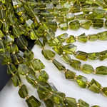 オリーブ色のペリドット*ナゲットカット*約7×5ｍｍ前後 - aoneko_gems