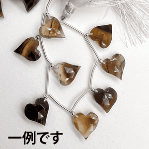 モンタナアゲート*ハートカット*8粒*約12×11ｍｍ前後*MI003 - 02504 - aoneko_gems