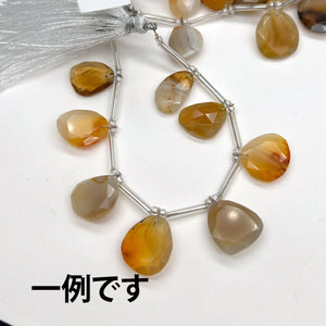 モンタナアゲート*ローズカット*8粒*約14×12ｍｍ前後 - aoneko_gems