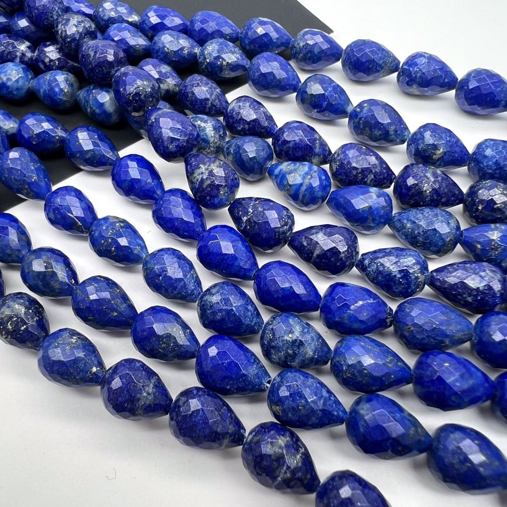 ラピスラズリ*貫通ドロップカット*約9.5×7ｍｍ前後 - aoneko_gems