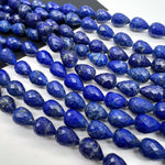 ラピスラズリ*貫通ドロップカット*約9.5×7ｍｍ前後 - aoneko_gems