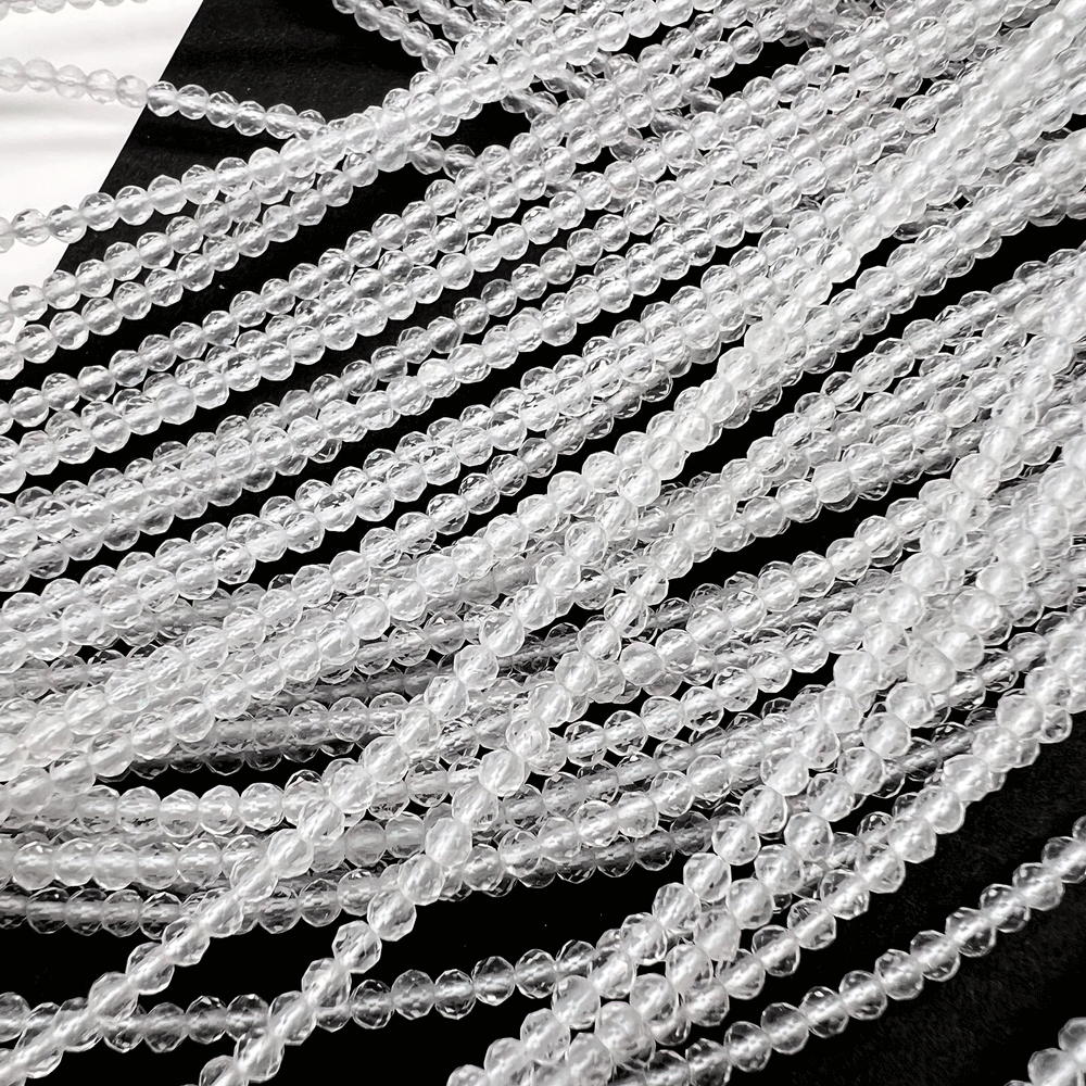 特価*クリアクォーツ（水晶）*ラウンドカット*約2.2ｍｍ*MI004-05901