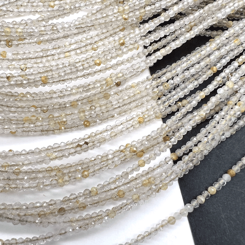 特価*ゴールデンルチルクォーツ*ラウンドカット*約2.0ｍｍ*MI004-05201