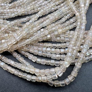 お得♪*薄ブラウン*高品質*ジルコン*小粒キューブカット＊約2.0ｍｍ