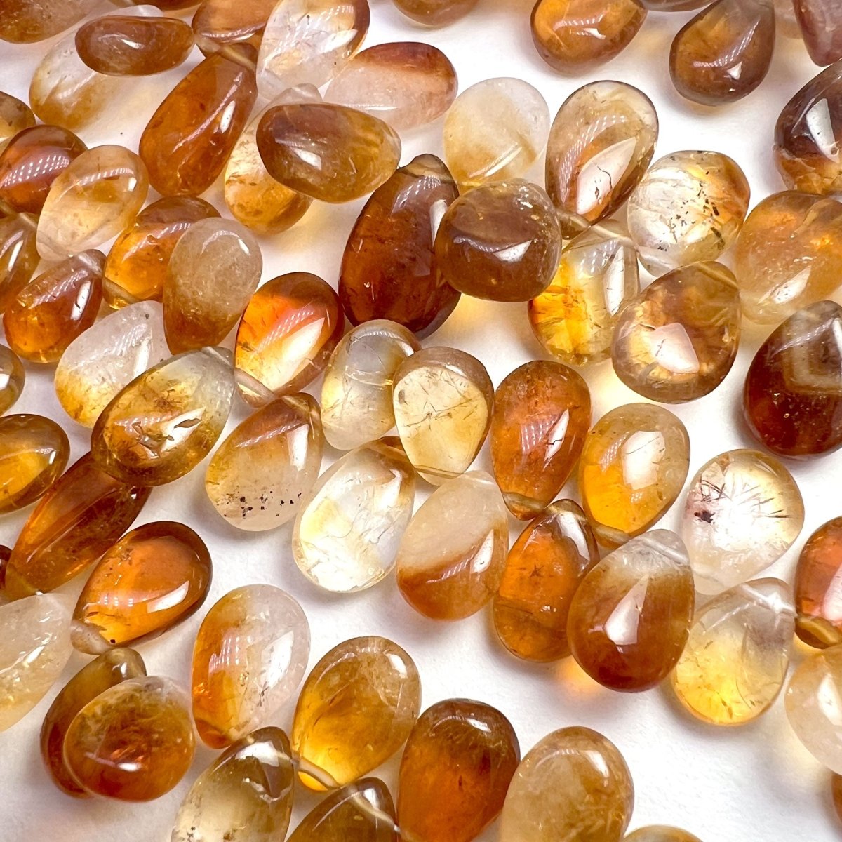 バイカラーブランデーシトリン14kgf2個セットy-90