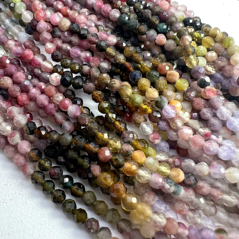 ファンシーなトルマリン*ラウンドカット*約3.0ｍｍ - aoneko_gems