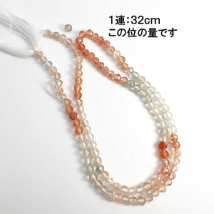 フェルスパーサンストーン*ラウンドカット*約3.1ｍｍ - aoneko_gems